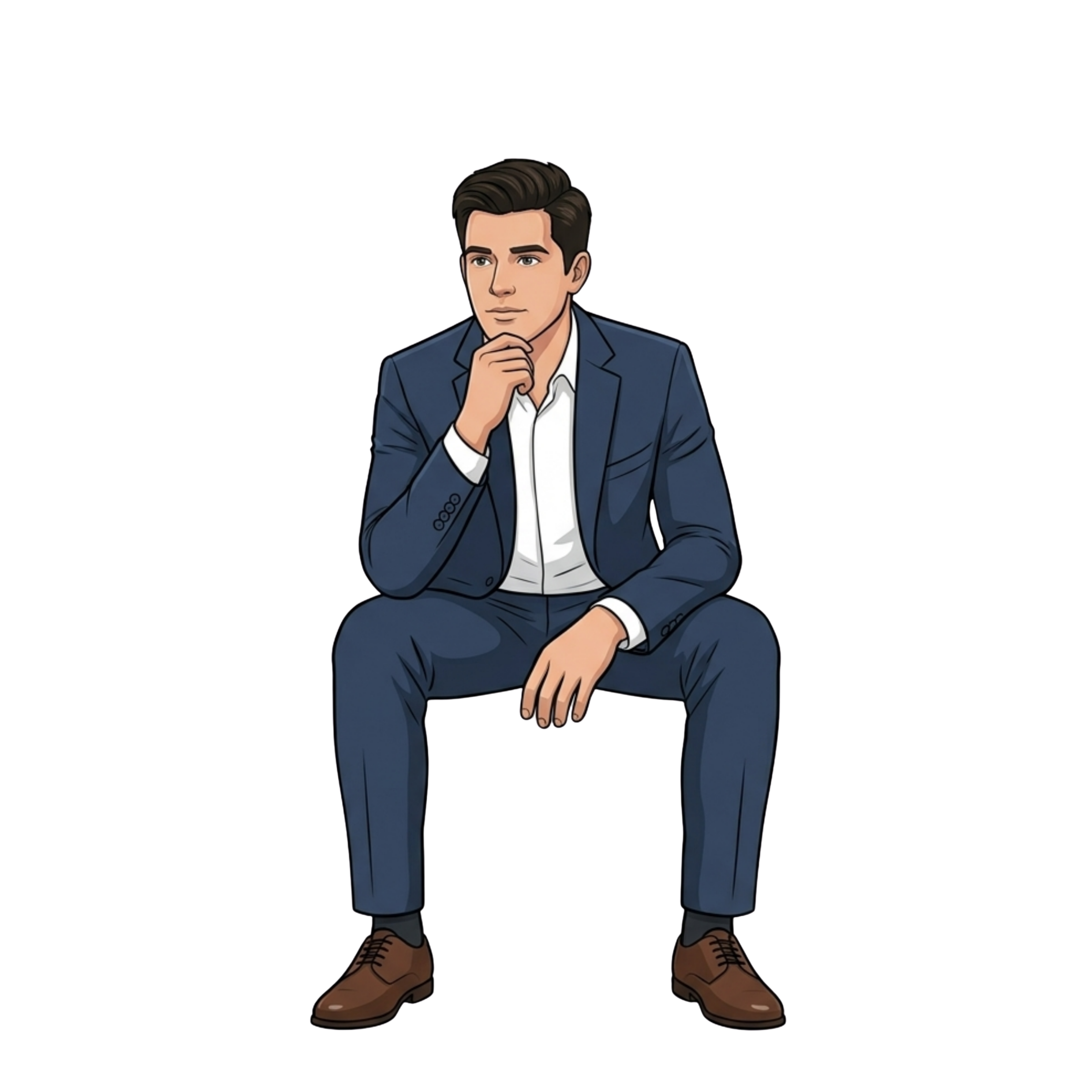 Businessman thinking